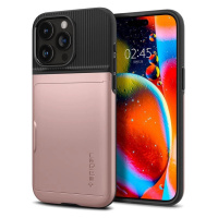 Pouzdro Spigen Slim Armor CS pro iPhone 15 Pro - růžové