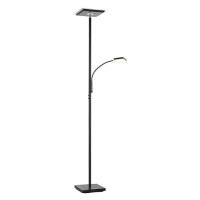 Stojací LED lampa LeuchtenDirekt Hans / 2400 lm / 3000K / černá Varianta: ivi0