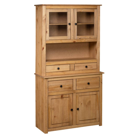 vidaXL Komoda 93 x 40,5 x 180 cm masivní borovice řada Panama