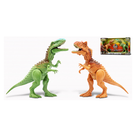 Primal Clash! dino bitva set Carnotaurus vs Gigantosaurus 21 cm Wiky