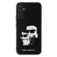 Zadní kryt Karl Lagerfeld PU Saffiano Karl and Choupette NFT pro Samsung Galaxy A54 5G černá