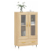 vidaXL Skříň highboard dub sonoma 69,5 x 31 x 115 cm kompozitní dřevo