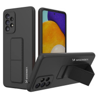 Wozinsky Kickstand Case silikonové pouzdro se stojánkem Samsung Galaxy A73 černé