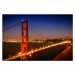 Fotografie Evening Cityscape of Golden Gate Bridge, Melanie Viola, (40 x 26.7 cm)