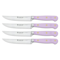 WÜSTHOF CLASSIC COLOUR Sada 4 nožů na steaky, Purple Yam, 12 cm