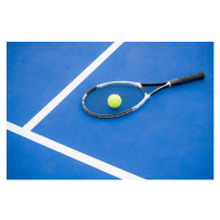 Fotografie Tennis Concept on Blue, SeventyFour, 40 × 26.7 cm