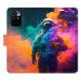 iSaprio flip pouzdro Astronaut in Colours 02 pro Xiaomi Redmi 10