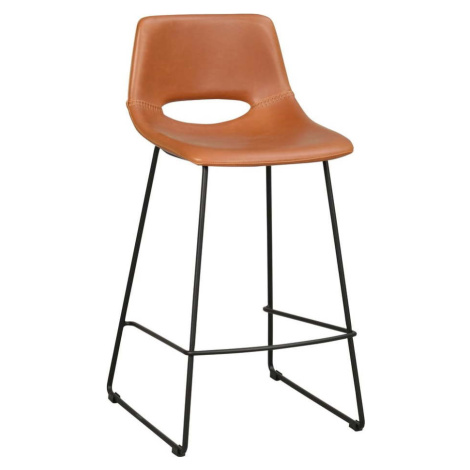 Koňakově hnědé barové židle v sadě 2 ks 89 cm Manning - Rowico