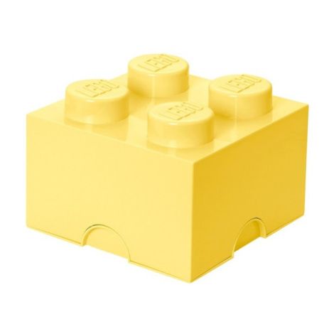 LEGO úložný box 250 x 250 x 180 mm - světle žlutá