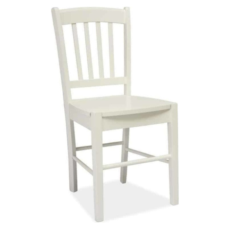 Casarredo Jídelní dřevěná židle CD-57 bílá