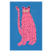 Ilustrace Pink cat, Little Dean, 26.7x40 cm