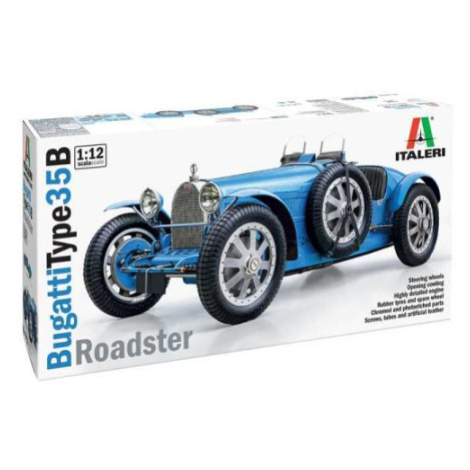 Model Kit auto 4713 - Bugatti 35 B Roadster (1:12) Italeri