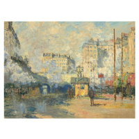 Obrazová reprodukce Gare Saint Lazare (1877), Claude Monet, 40 × 30 cm