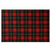Bavlněné povlečení ALBURY červené Rozměr povlečení: 70 x 90 cm | 140 x 220 cm