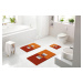 LineaDue CAPRICIO - Koupelnová předložka oranžová Rozměr: 65x115 cm