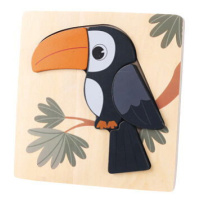 Zopa Dřevěné puzzle malé Toucan