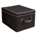 DekorStyle Úložný textilní box Roul 40x30 cm černý