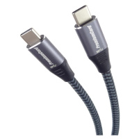 PremiumCord kabel USB-C, USB 3.2 gen. 1, 3A, 5Gbit/s, opletený, 0.5m - ku31ct05