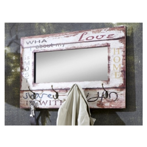 Věšákový panel se zrcadlem Lovis, vintage Asko