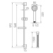 NOVASERVIS KIT869,0 Sprchová souprava chrom (KIT869,0)