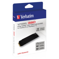 VERBATIM SSD Vi7000G Internal PCIe NVMe M.2 SSD 4TB