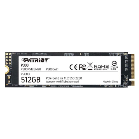 PATRIOT P300/512GB/SSD/M.2 NVMe/5R