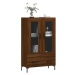 vidaXL Skříň highboard hnědý dub 69,5 x 31 x 115 cm kompozitní dřevo