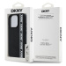 Zadní kryt DKNY 3D Rubber Repeat Logo Line pro Apple iPhone 16 Pro, černá