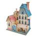 Woodcraft Dřevěné 3D puzzle Vila PACA