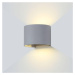 LED Wall Light Grey Body kruhové