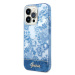 Guess GUHCP14LHGPLHB hard silikonové pouzdro iPhone 14 PRO 6.1" blue Porcelain Collection