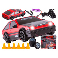 Auto Na Drift, Auto Rc Drift 1:24 2,4 Ghz 4WD Červená Toyota