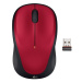 Logitech Wireless Mouse M235, červená - 910-002496