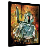 Obraz na zeď - Star Wars - Boba Fett Painted, 30 × 40 cm