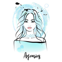 Ilustrace Aquarius, Martina Pavlova, 26.7 × 40 cm