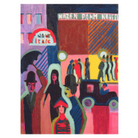 Obrazová reprodukce Shopping in the Rain, Ernst Ludwig Kirchner, 30 × 40 cm