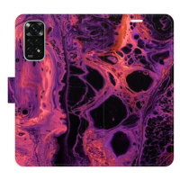 iSaprio flip pouzdro Abstract Dark 02 pro Xiaomi Redmi Note 11 / Note 11S