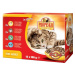 Propesko Cat MIX hovězí kuřecí králičí a losos kapsa 100 g (12 pack)