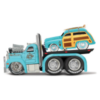 MAISTO - Muscle Transports - 1953 MACK B-61 Flatbed 1950 Ford Woody, 1:64