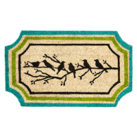 Home Elements Kokosová rohožka Ptáčci na větvi, 45 x 75 cm