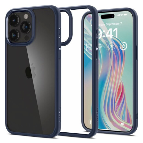 Spigen Ultra Hybrid kryt iPhone 15 Pro Max  tmavě modrý