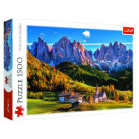 Trefl Puzzle Údolí Val di Funes, Dolomity / 1500 dílků - TOMI