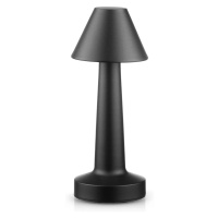 HJA12-ČERNÁ | Bezdrátová stolní lampa | Dotyková noční lampa s nastavitelnou barvou světla | USB