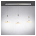 PAUL NEUHAUS LED závěsné svítidlo, 3 ramenné, stříbrná, stmívatelné, nastavitelná výška SimplyDi