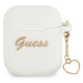 Guess GUA2LSCHSH pouzdro na Airpods 2. Generace / 1. Generace white Silicone Charm Collection