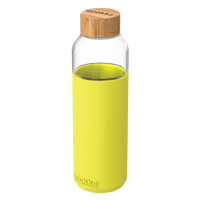 QUOKKA - Skleněná láhev Flow Neon Green 660 ml