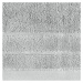 Bavlněný froté ručník s proužky DAMIAN 50x90 cm, šedá, 500 gr Mybesthome