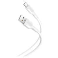 Kabel Cable USB to USB-C XO NB212 2.1A 1m, white (6920680827756)