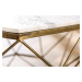 LuxD Designový konferenční stolek Acantha 70 cm mramor bílý - Skladem (RP)