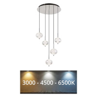 Globo Globo 16042-5HC - LED Lustr na lanku AIDA 5xLED/6,6W/230V 3000K/4500K/6500K